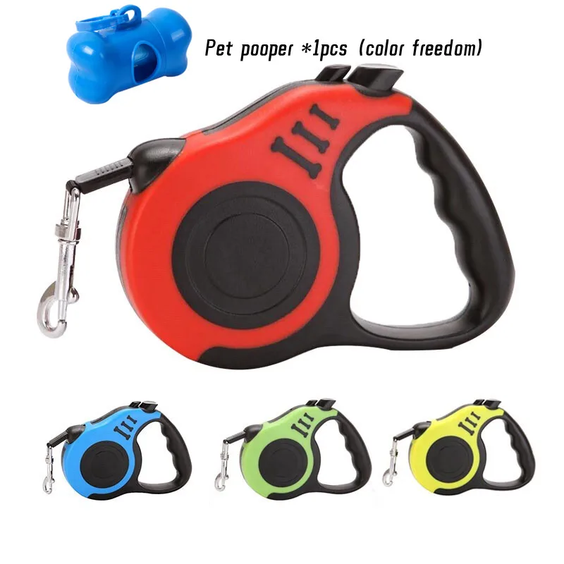 

3M/5M Durable Dog Leash Automatic Retractable Nylon Cat Lead Extension Puppy Walking Running Lead for Dogs Dog Accessories