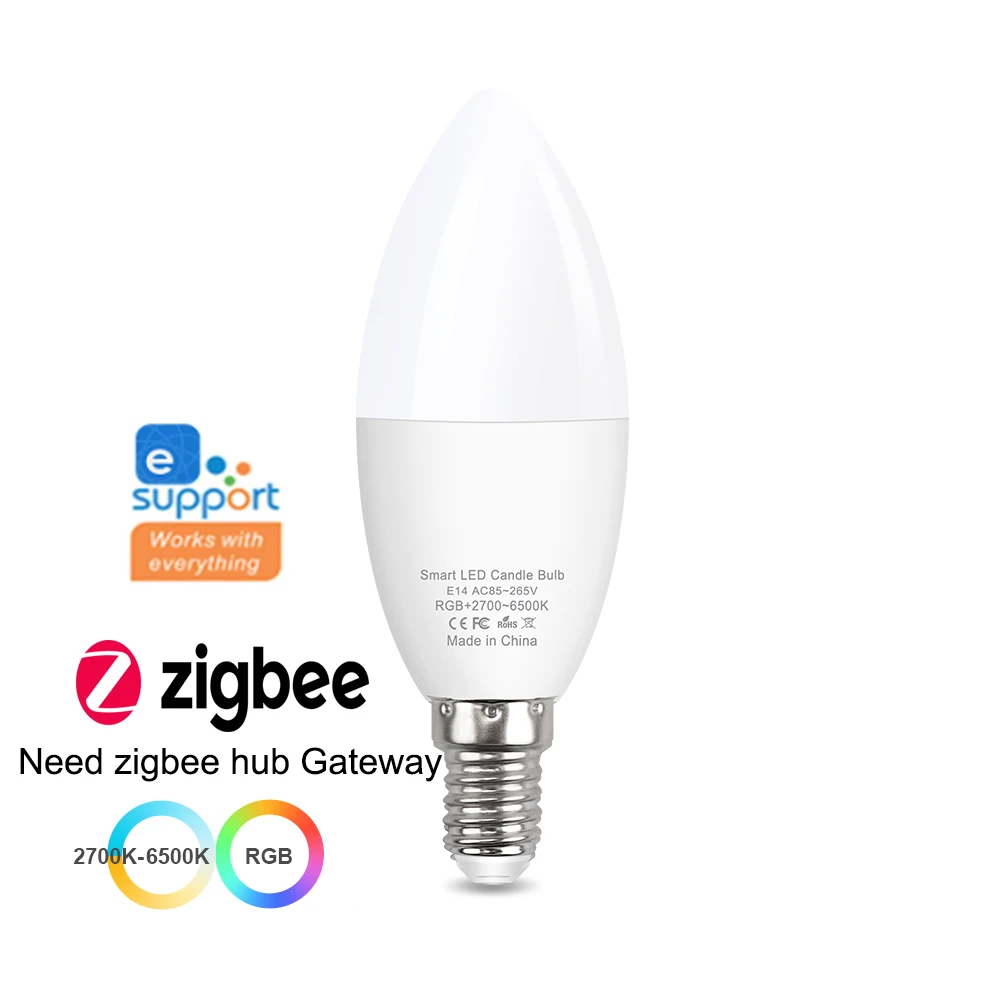 

Умная светодиодная лампочка FOXONEER E14 RGBW