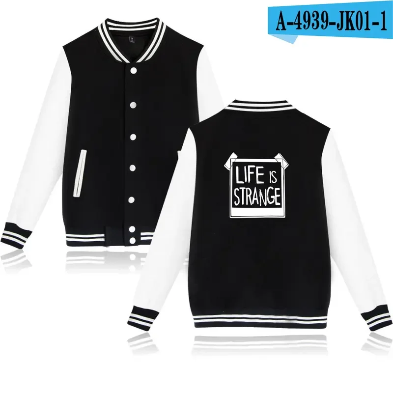 Модная бейсбольная куртка LUCKYFRIDAYF со странным принтом мужские и женские