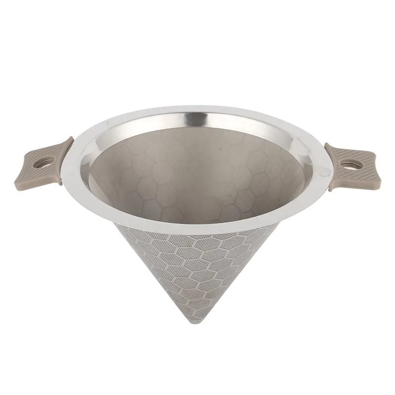 Фильтр для кофе ручной работы из нержавеющей стали Серебристый капельного типа