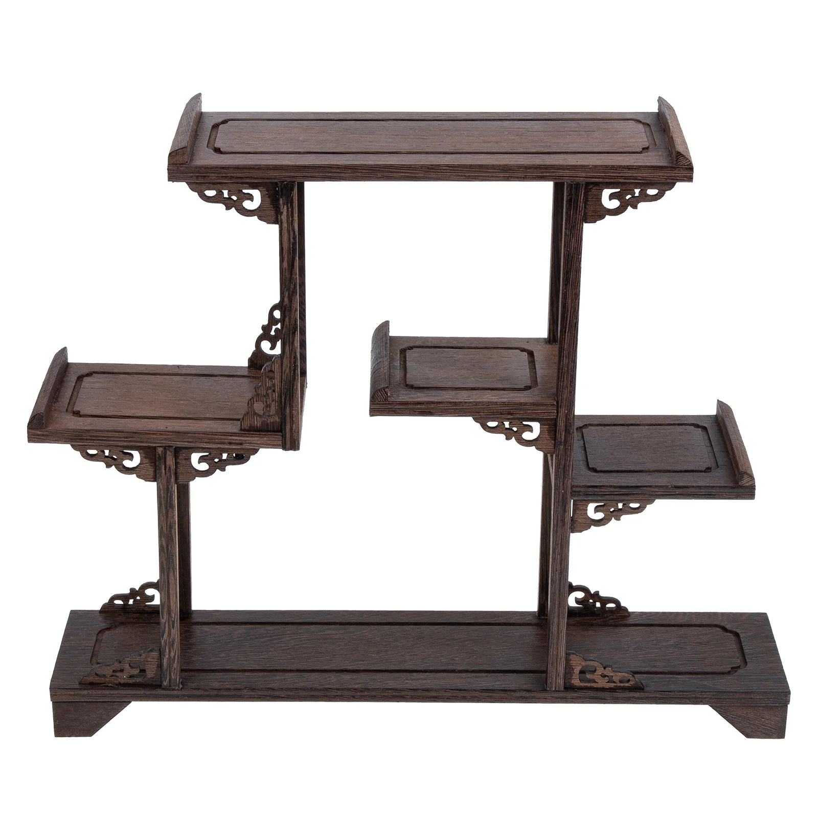 

House Ornaments Curio Display Stand Desk Flower Rack Decoraciones Para Salas Casa Shelf Vase Vintage