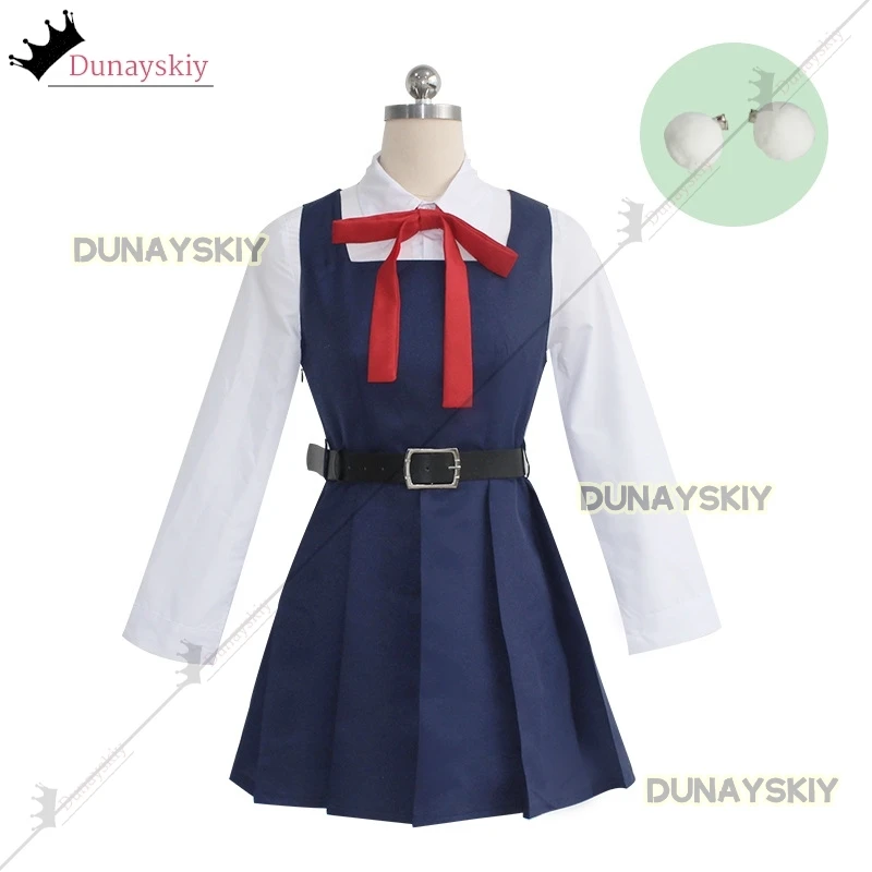 Shigure Ui Косплей Костюм Митака Аса Cos Одежда Парик JK Девушка Школьная Форма