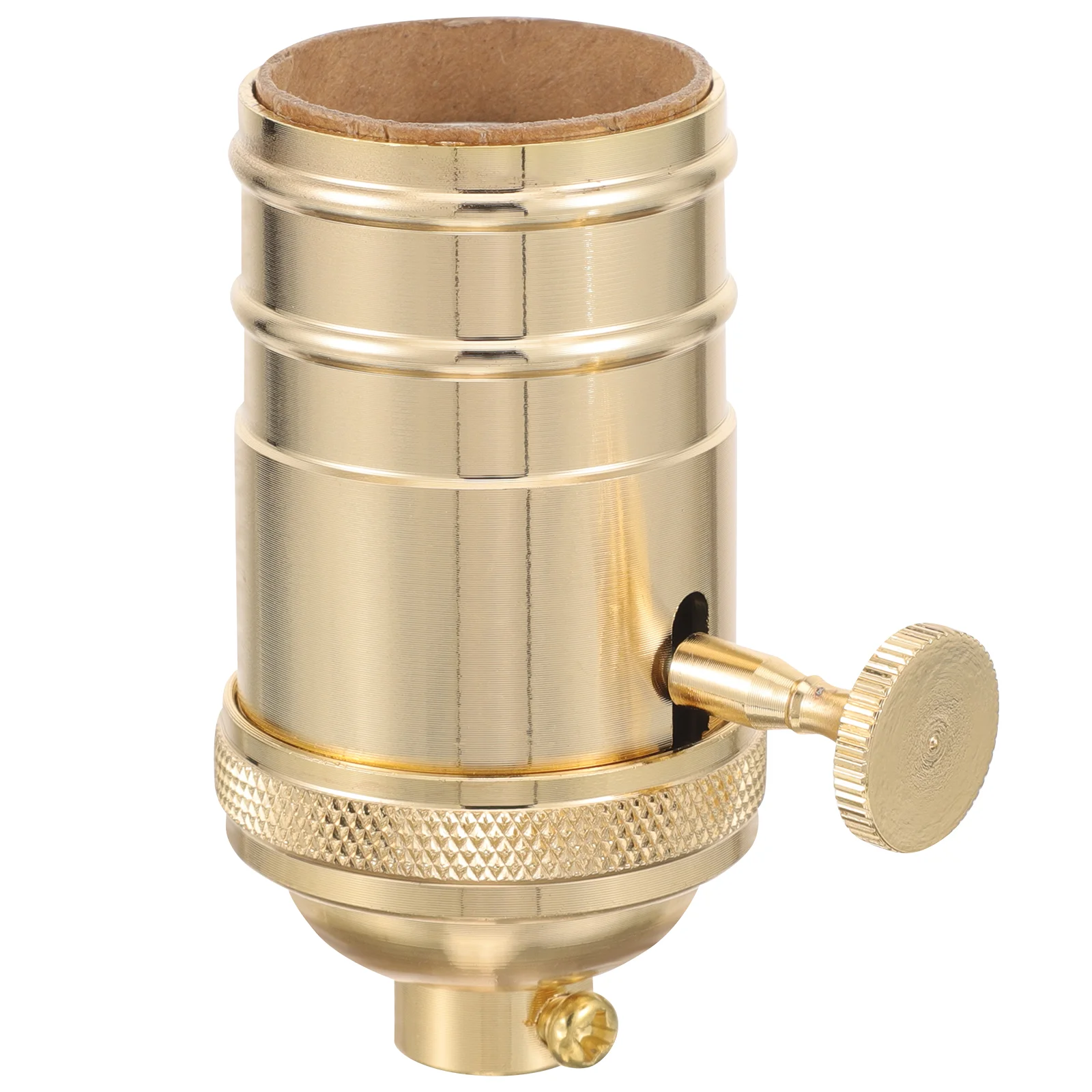 

Lamp Turn Knob Replacement Bulb Socket Lamps Light Holder Metal Sockets Parts Aluminum Alloy