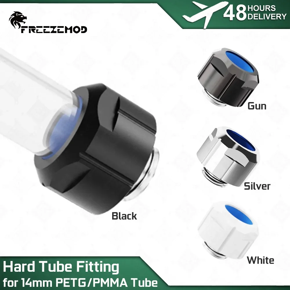 FREEZE MOD GYGKN-F4 жесткий фитинг для трубки G1/4 черный