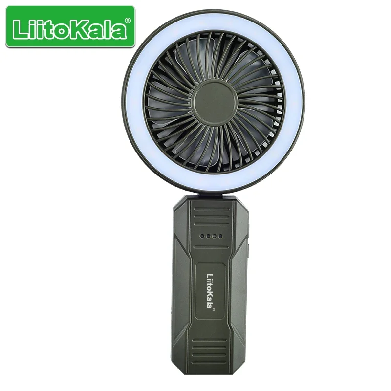 LiitoKala LF-FL01 Многофункциональный светодиодный ручной вентилятор 18650 Встроенный аккумулятор 4000 мАч Пульт дистанционного управления 20 Вт Атмосфера с ветровой питанием (art.: 3920cd85f34cb) - 3920cd85f34cb