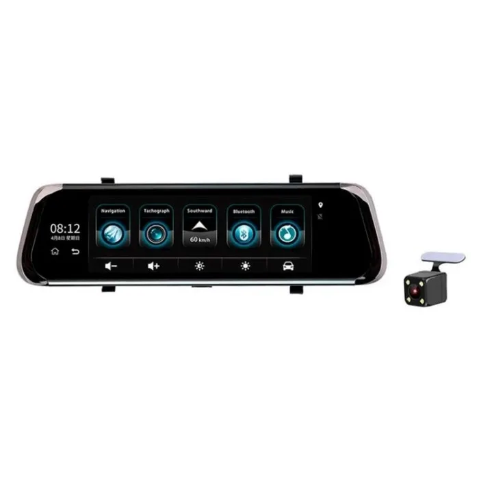 Видеорегистратор Recxon Panorama V2 две камеры Android 10&quot обзор 140° 1920 x 1080 | Автомобили и
