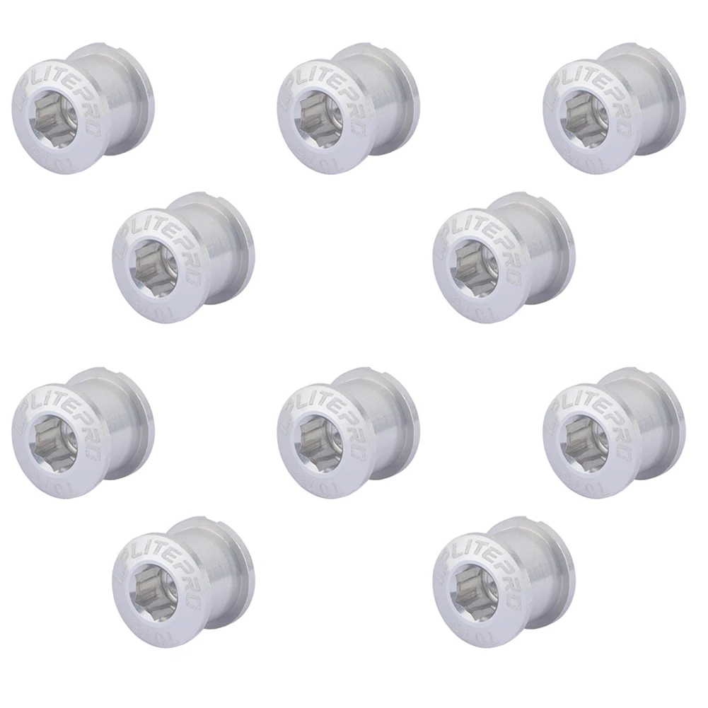 

Crank Screws Bike Screw For Replacement Parts Single Chainring Sporting Goods Sprockets 10PCS Bicycle Components