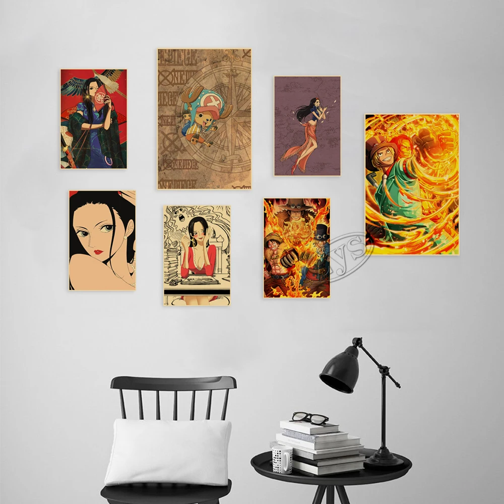 Классический плакат Мико Робин HD Печать Vinsmoke Sanji живопись цельный крафт-бумага