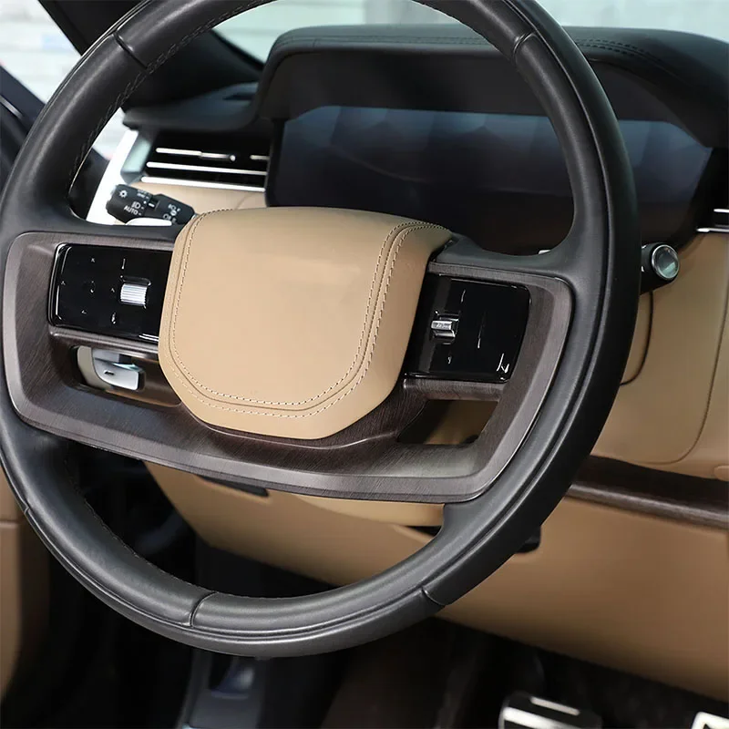 Для Land Rover Range Vogue L460 2023 ABS углеродное волокно Стайлинг автомобиля рулевое колесо