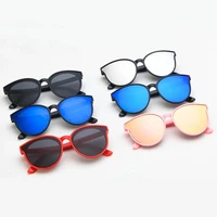 kids fashion sunglasses cute cat eye sunglasses children summer round sun glasses for girls boys uv400 protection eyewear