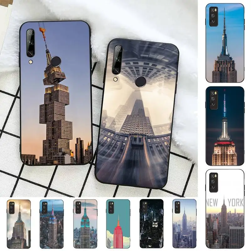 

FHNBLJ The Empire State Building New York City Phone Case for Huawei Honor 10 i 8X C 5A 20 9 10 30 lite pro Voew 10 20 V30