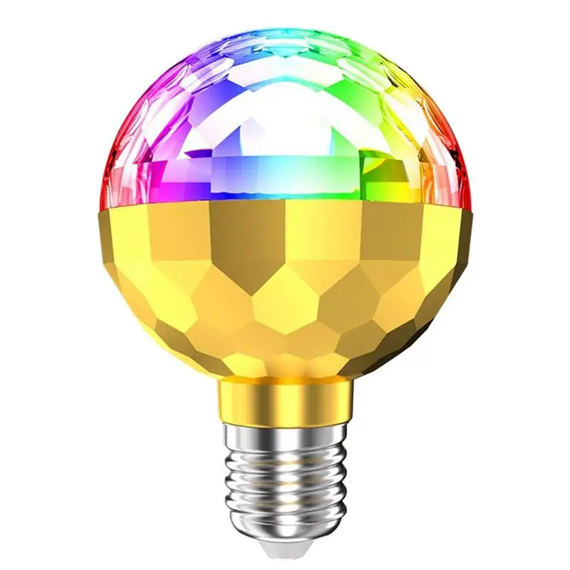 

RGB Disco Light Disco Party Lights Indoor Ball Lamp Football Design With Rotary Switch And LED Energy Saving Soft Wick Perfect