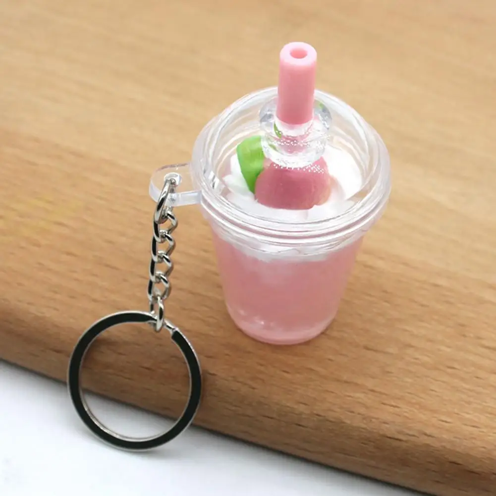 

Key Holder Durable Delicate Smooth Surface Mini Ice Cream Shape Keychain for Car Key Ring Holder Pendant