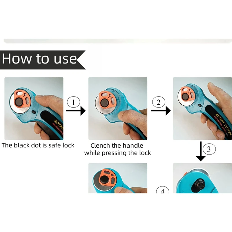 Роторный резак FT145 45 мм ролик для пэчворка легко Разрываемые режущие инструменты
