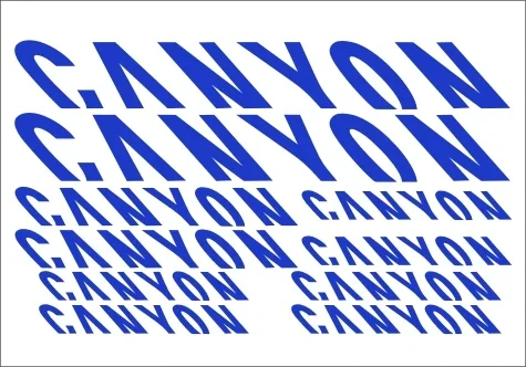 Виниловые аксессуары KK для CANYOU наклейки оформления рамы велосипеда