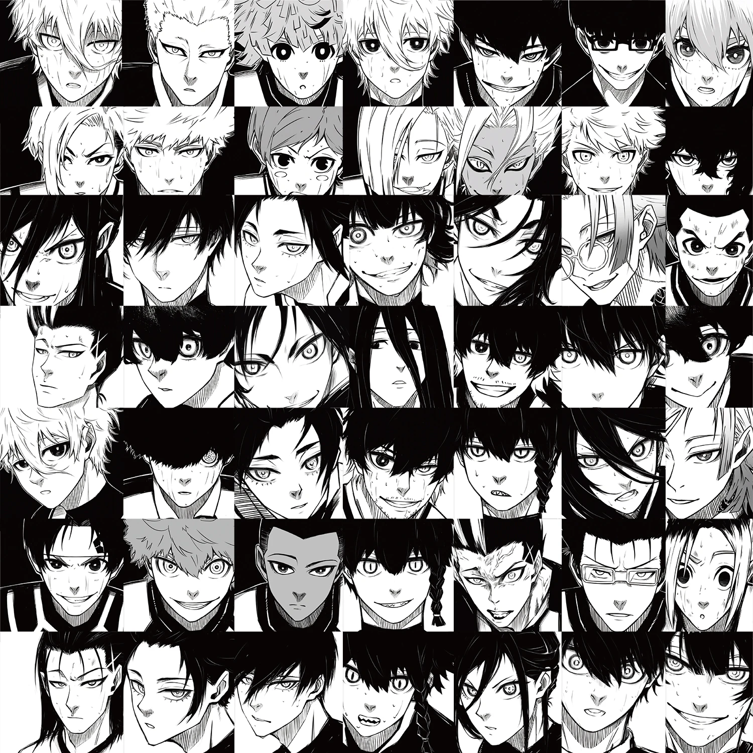 Водонепроницаемые наклейки в стиле аниме граффити 62 шт