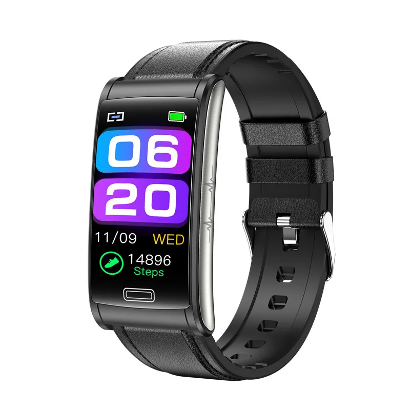 

Smart Watch E600 Blood Glucose Heart Rate Body Temperature Monitor ECG PPG Men Women Smartwatch Fitness Tracker