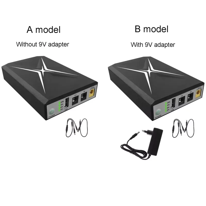 

Strona główna bateria zapasowa 10400mAh USB 5V2A 5.5x2.5mm 9V1A 12V1A dla LED lekki aparat Drop Shipping