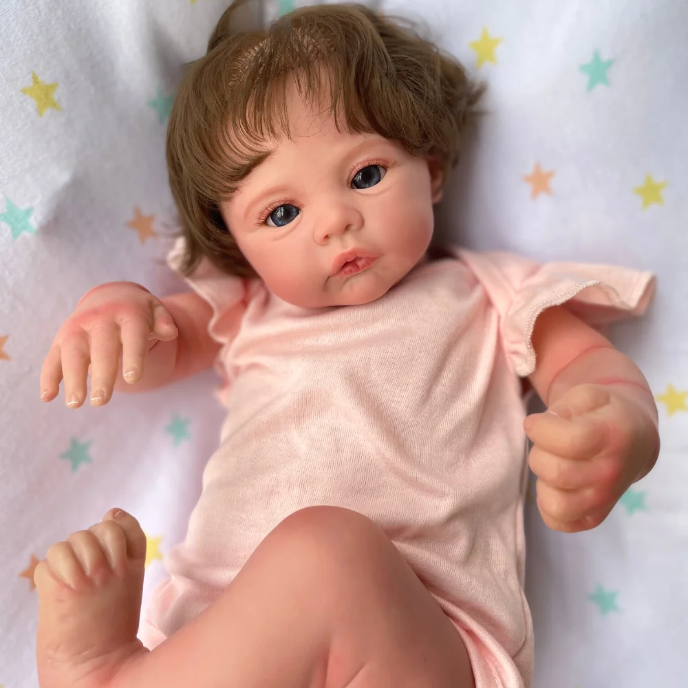 

MRB 17" Reborn Dolls Baby Meadow Newborn Toy For Children Gifts Boneca Renascida Brinquedo Bebe Para Crianças Menina