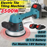 3500W Tiling Tile Machine Tiles Vibrator Suction Cup Adjustable Automatic Floor Vibrator Leveling Tool For Makita Battery