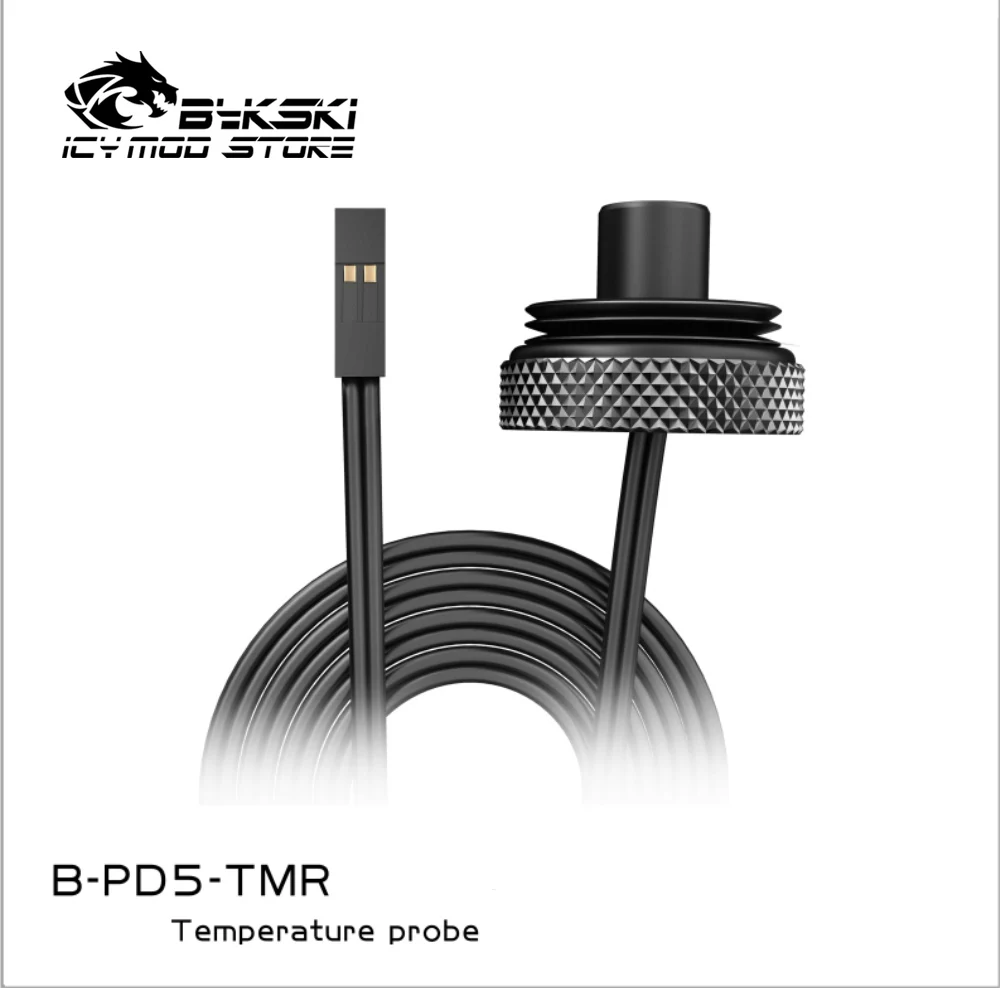 Быкский термометр-штекер для продуктов с резьбой G1/4, таких как насосы, резервуары, блоки CPU и GPU B-PD5-TMR.