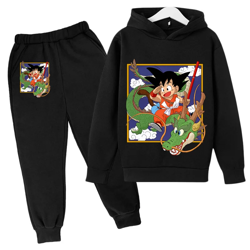 

2023 Детская толстовка с рисунком дракона-жемчуга Z с капюшоном для мальчиков и девочек одежда с анимацией Толстовка Свитшот детская одежда