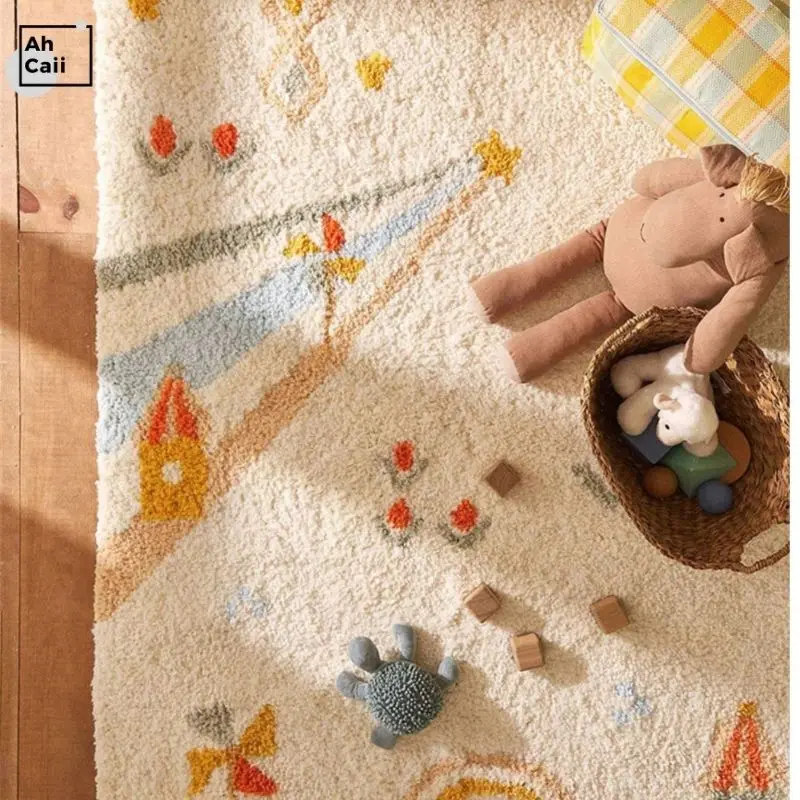 Мельница Пушистый Ковер мультяшный ковер для спальни Детский напольный коврик