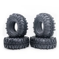 2pcs4pcs 1 9 inch 110mm rock crawler tires with solid beadlock wheel rim for 110 rc car ax 4020f axial rc4wd tf2 s22 e revo