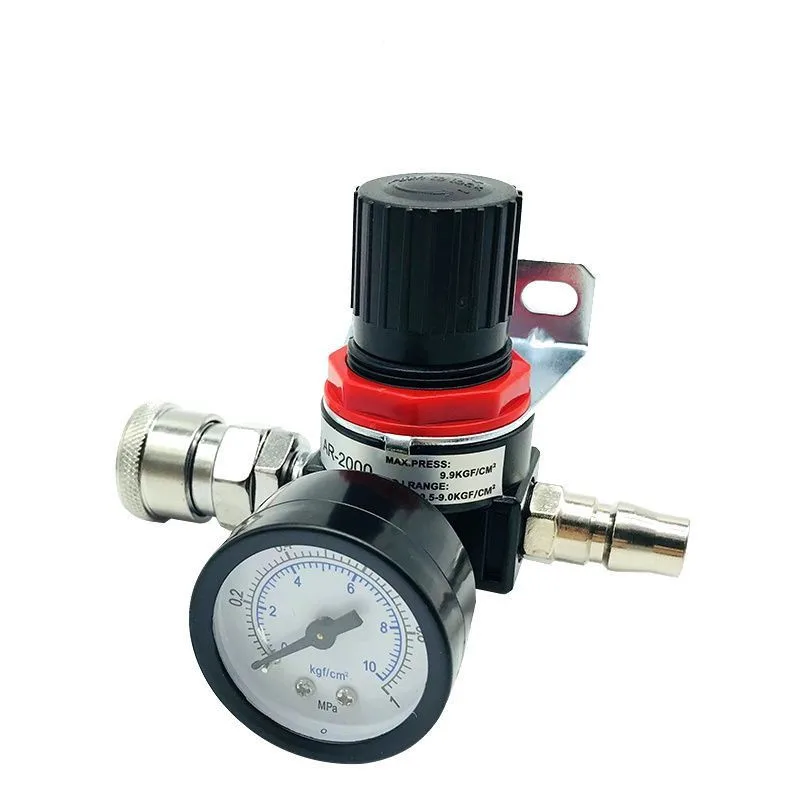 

Ar2000 1/4 "пневматический компрессор rosca bsp, редуктор клапана 4 мм, 6 мм, 8 мм, 10 мм, 12 мм, коробки, коробки