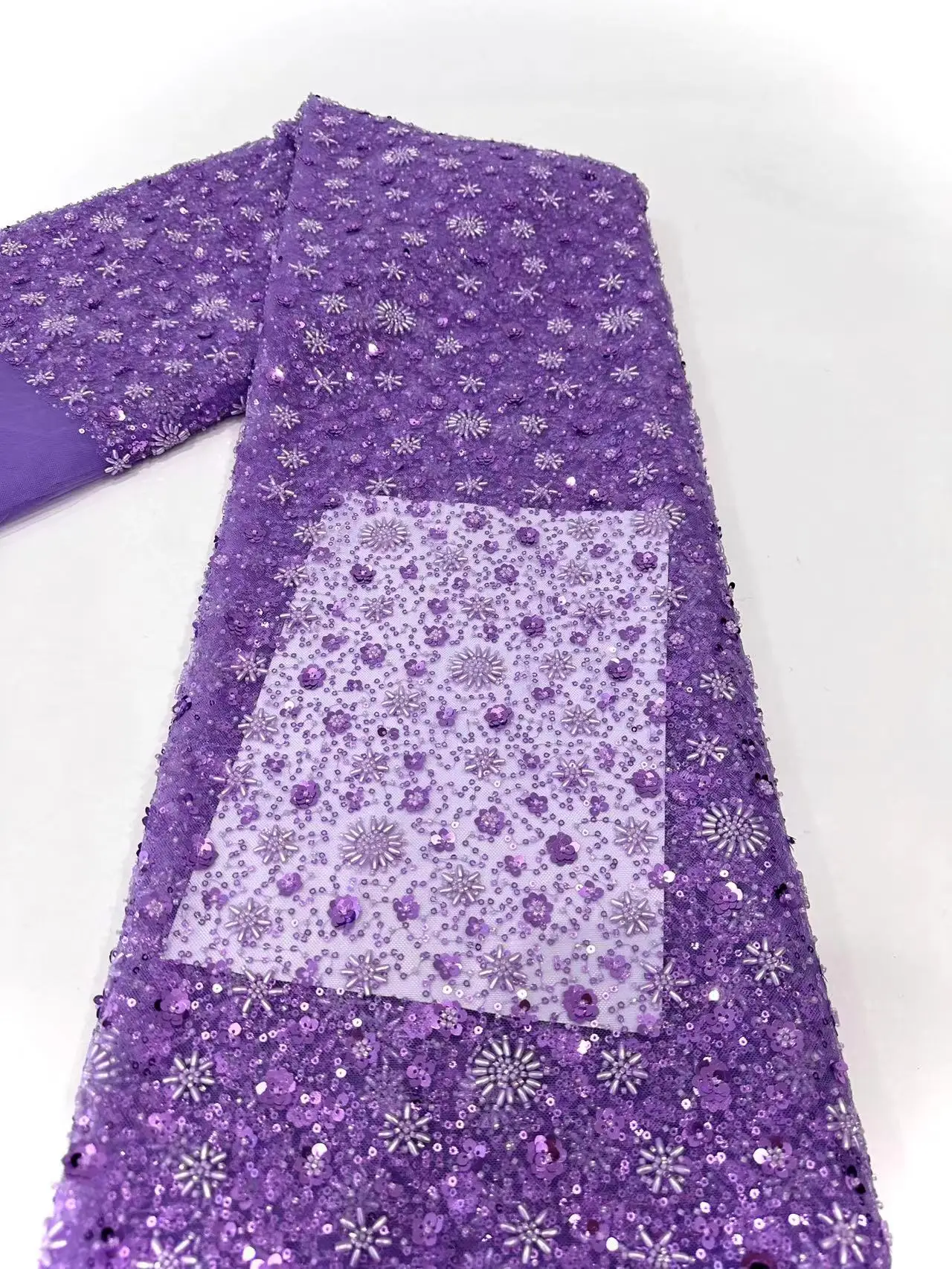 Горячая Распродажа африканские Роскошные Блестки тюль вышивка сетка кружево