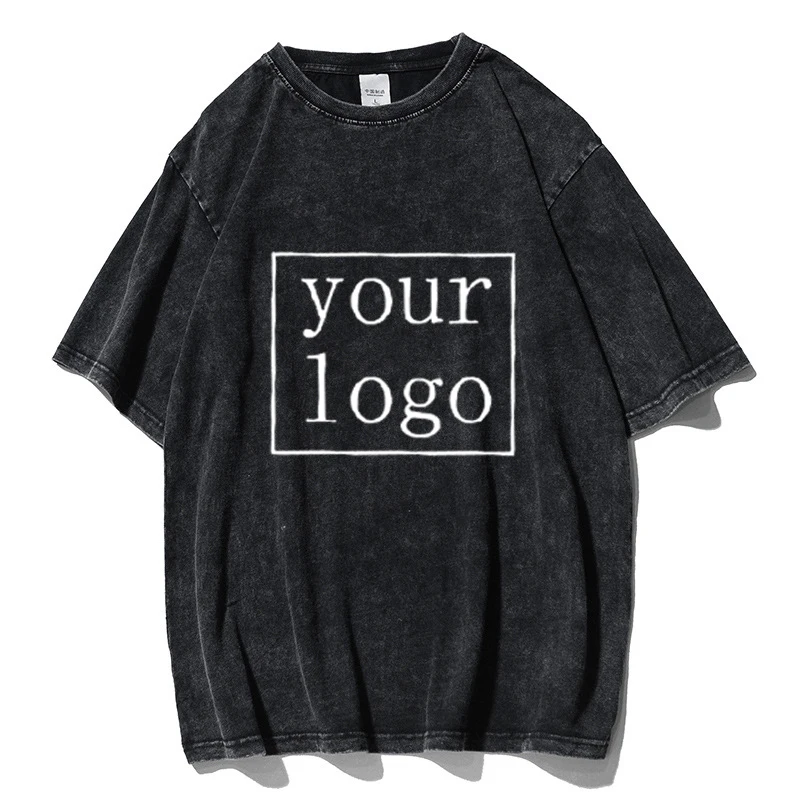 Customized Printed T Shirt + Shorts 2-piece Set Harajuku Men's Tee DIY Your Like Photo Logo Sports Suit Fashion Cool Custom Sets