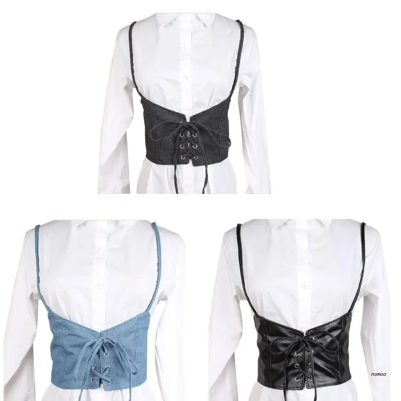 

Sexy Women Corset with Adjustable Belt Woman Solid Color Slim Wrap Supplies