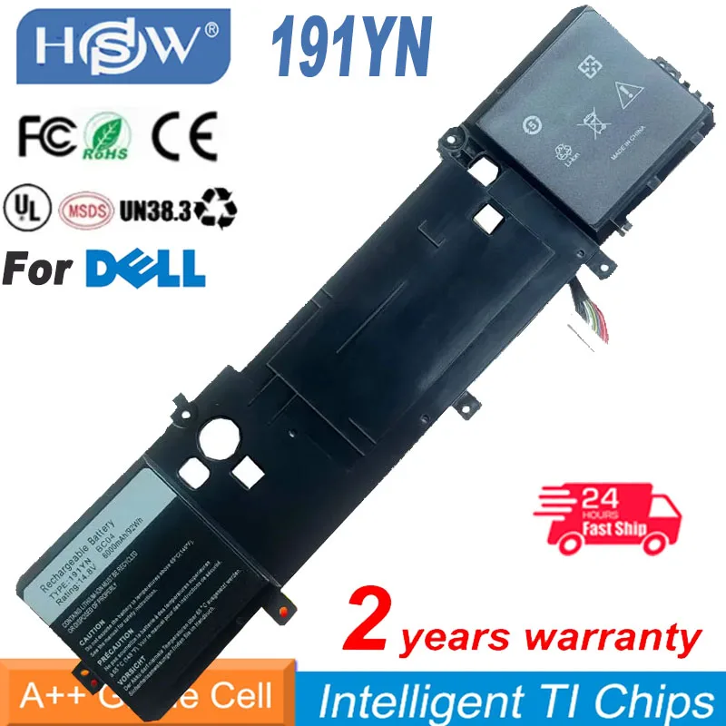 191YN аккумулятор для ноутбука DELL Alienware 15 R1 R2 ALW15ED-1828 ALW15CD-1718 ALW15ER-3718 2F3W1 14 8 В 92 Втч