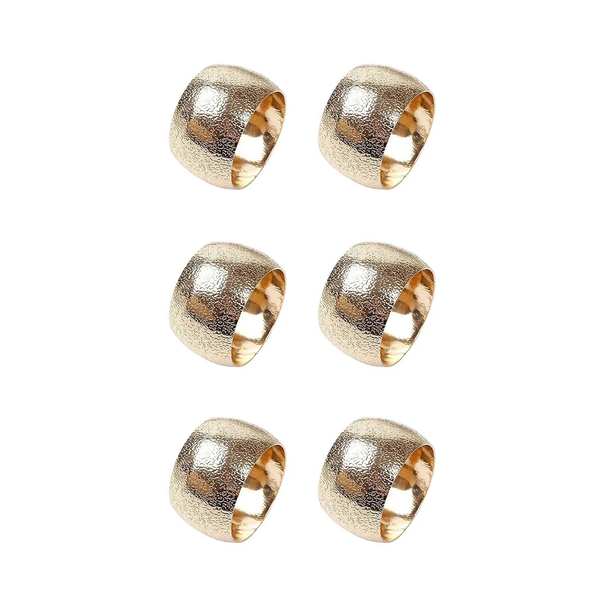 6 шт. золотые бриллиантовые кольца элегантные свадебные кольца-держатели для
