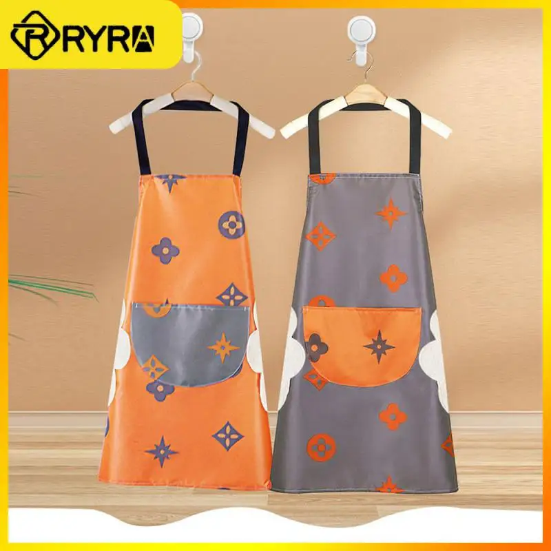 

Average Size Household Work Clothes Wear-resistant Large-capacity Pocket Storage Adults Waist Oil-proof Waterproof Apron 1pcs