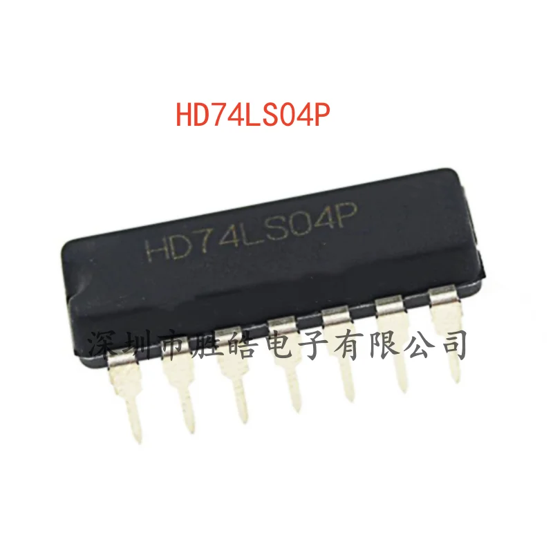 

(5PCS) NEW HD74LS04P 74LS04P Six Inverters Logic Chip Straight In DIP-14 HD74LS04P Integrated Circuit