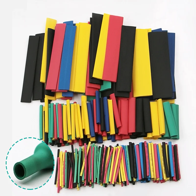 

328 PCS,2:1 Shrink Set Polyolefin Shrinking Assorted Heat Shrink Tube Wire Cable Lnsulated Sleeving Tubing Set Waterproof Pipe