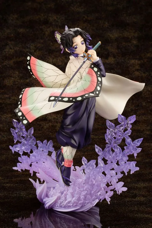 Фото Экшн-фигурка Kotobukiya ARTFXJ рассекающий демонов Kochou Shinobu Специальный выпуск аниме модель настольное украшение коллекционная игрушка подарок №5