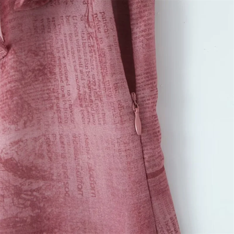 Новинка 2024 женское платье-футляр KEYANKETIAN с принтом в стиле ретро асимметричное