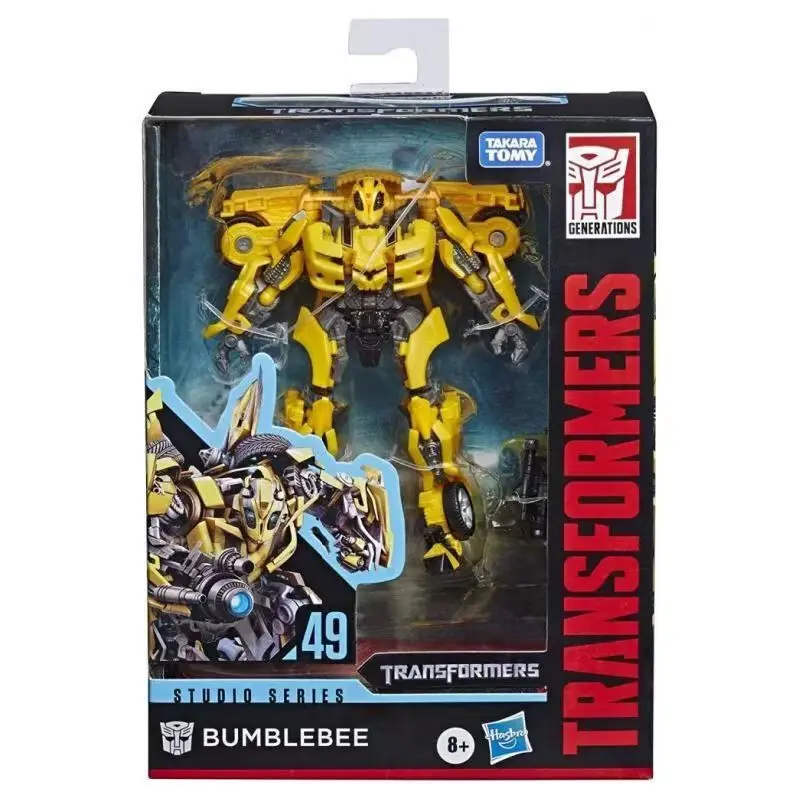 Фото Новые игрушки Hasbro Transformers Deluxe Class Toys Studio Series SS-49 Bumblebee, аниме-модель, фигурки роботов, коллекционные игрушки, подарки. №3
