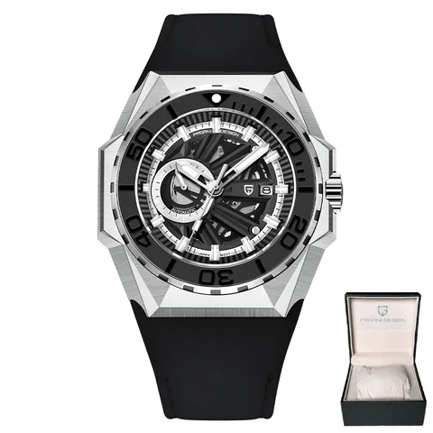 Новые брендовые Роскошные автоматические механические часы PAGANI DESIGN из нержавеющей стали, водонепроницаемые наручные часы Reloj Hombre YS007