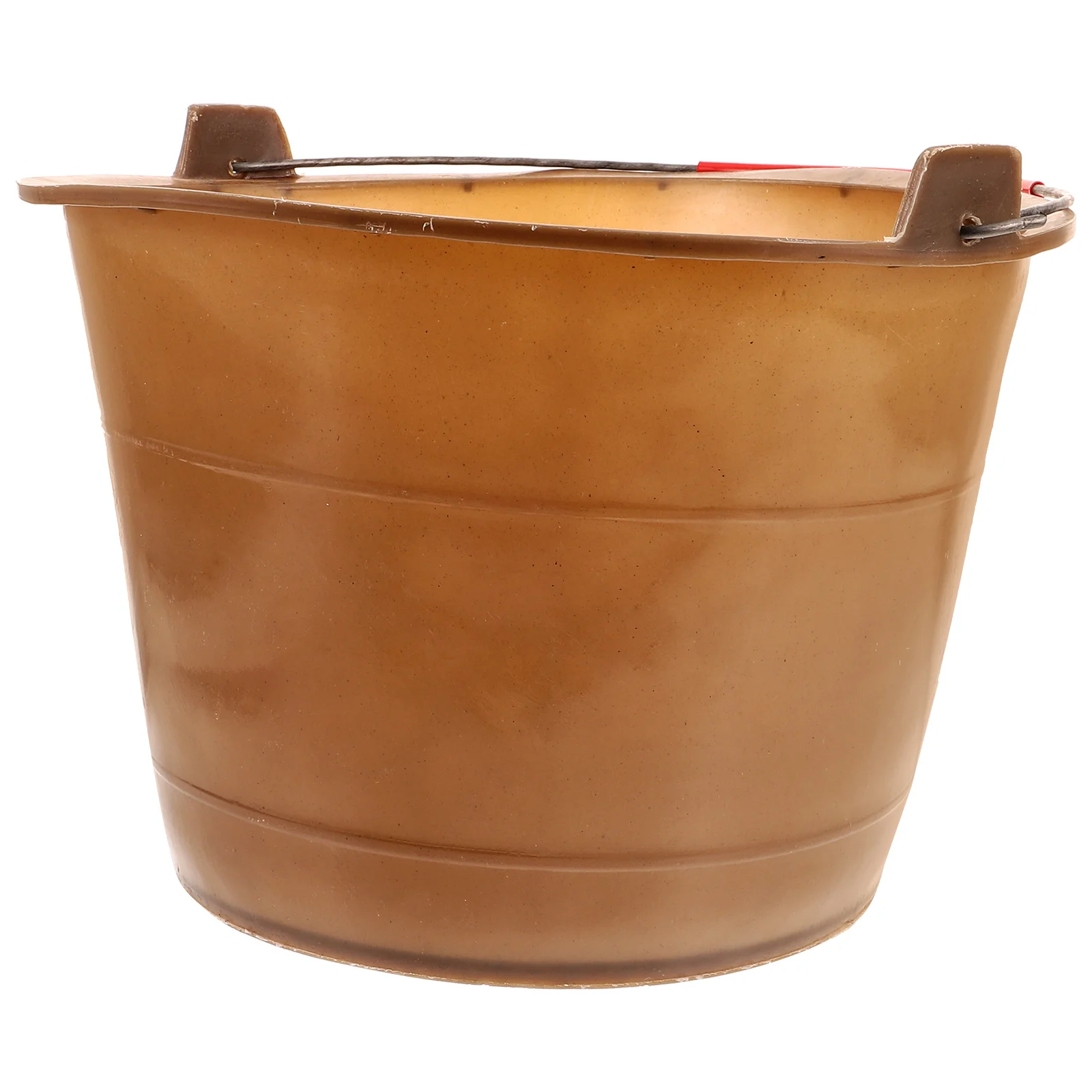 

Construction Site Plastic Bucket Portable Cement Bucket Empty Concrete Bucket with Handle