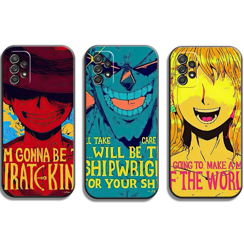

One Piece Bandai Phone Cases For Samsung Galaxy A51 4G A51 5G A71 4G A71 5G A52 4G A52 5G A72 4G A72 5G Back Cover Soft TPU
