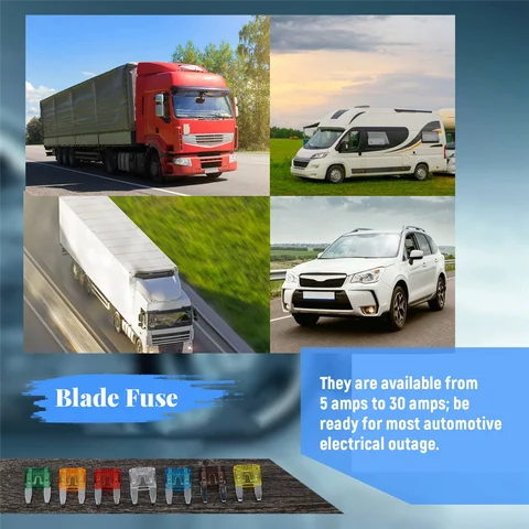 35 Шт СМЕШАННЫЙ Мини-предохранитель для лезвий АВТО Автомобиль Мотоцикл 5 7,5 10 15 20 25 30 ампер