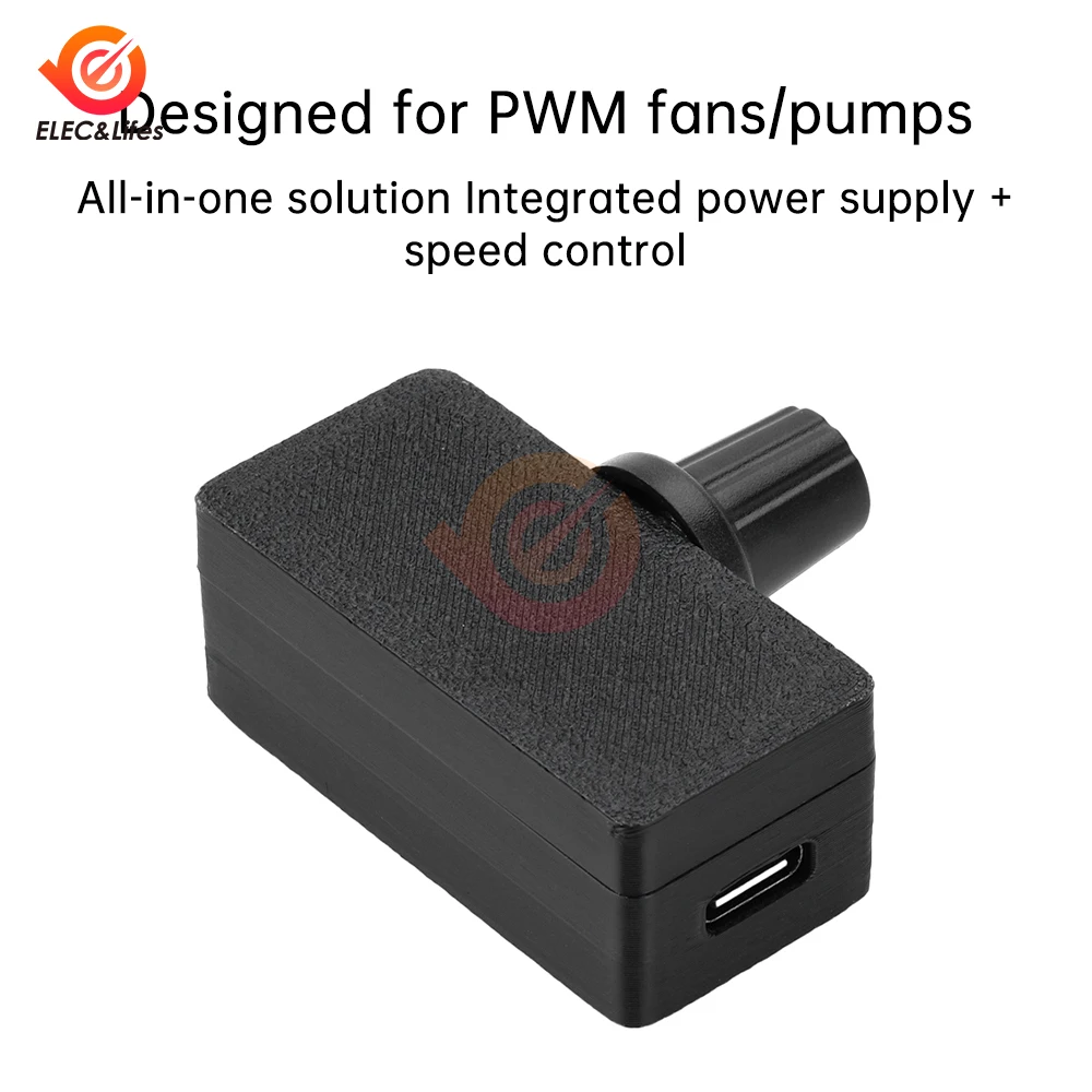 PWM регулятор скорости генератора постоянного тока 5 В 4-Контактный вентилятора