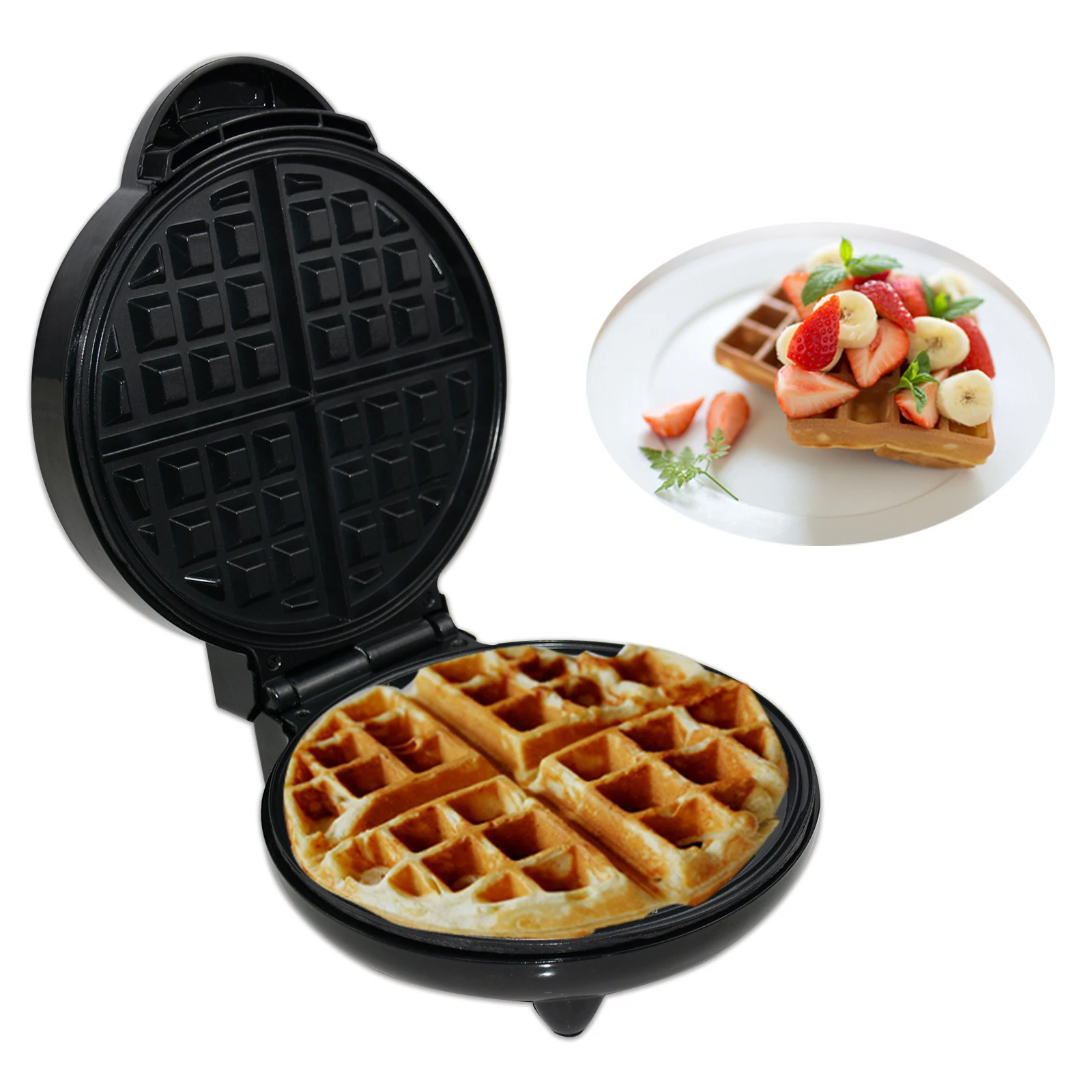 

Professional Waffle Machine Maker Diy Breakfast Quiche Waffle Home Kitchen Dessert Maker Baking Tools Kitchen Appliances Cooking