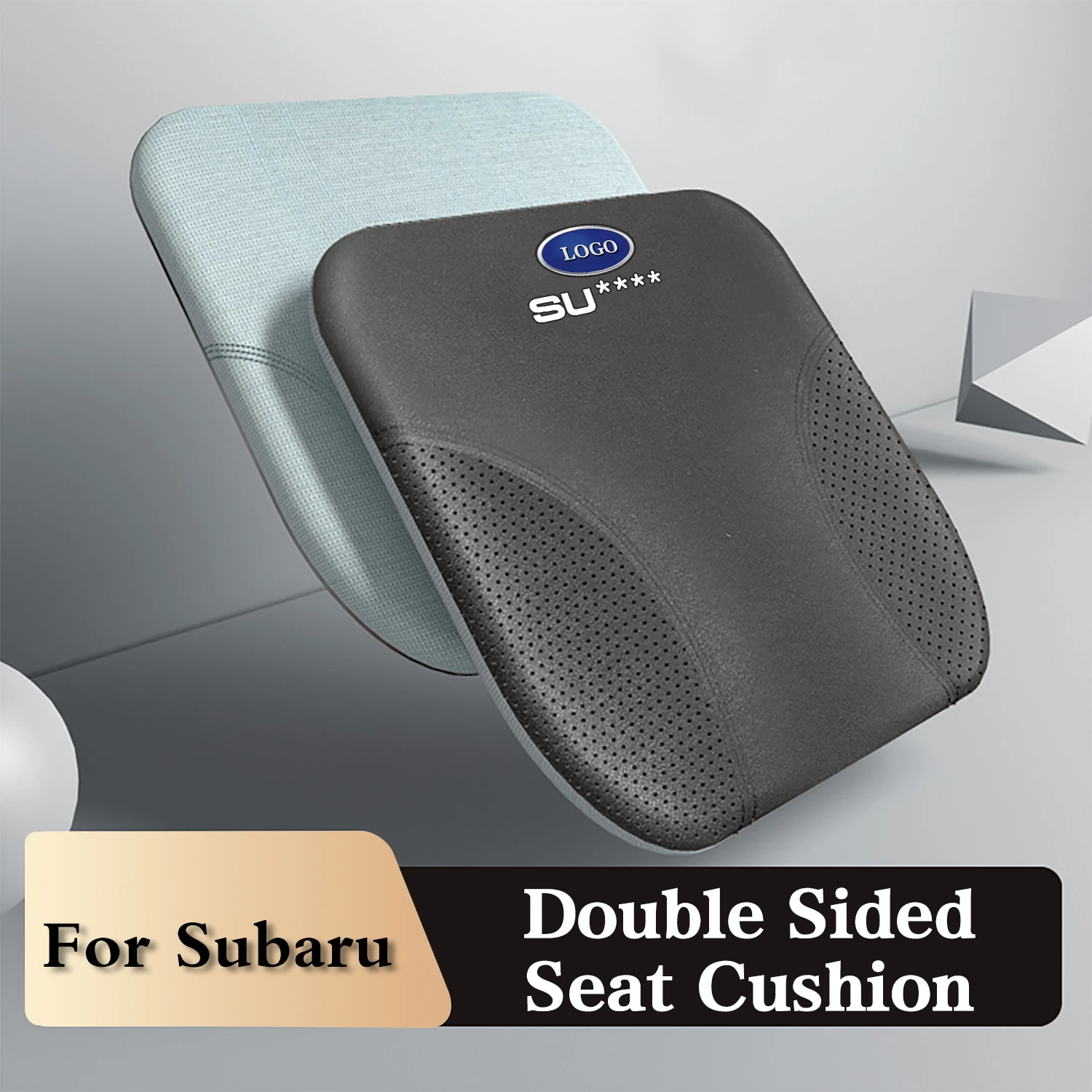 

For Subaru legacy forester outback xv Memory Foam Non-slip Booster Cushion Pad Ice Silk+Cashmere Double Sided Car Seat Cushions