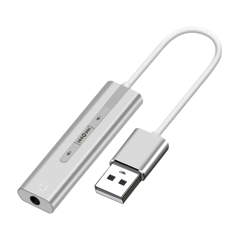 2 в 1 внешняя звуковая карта USB C 3 0 до 5 мм Jack аудио микрофон адаптер для наушников