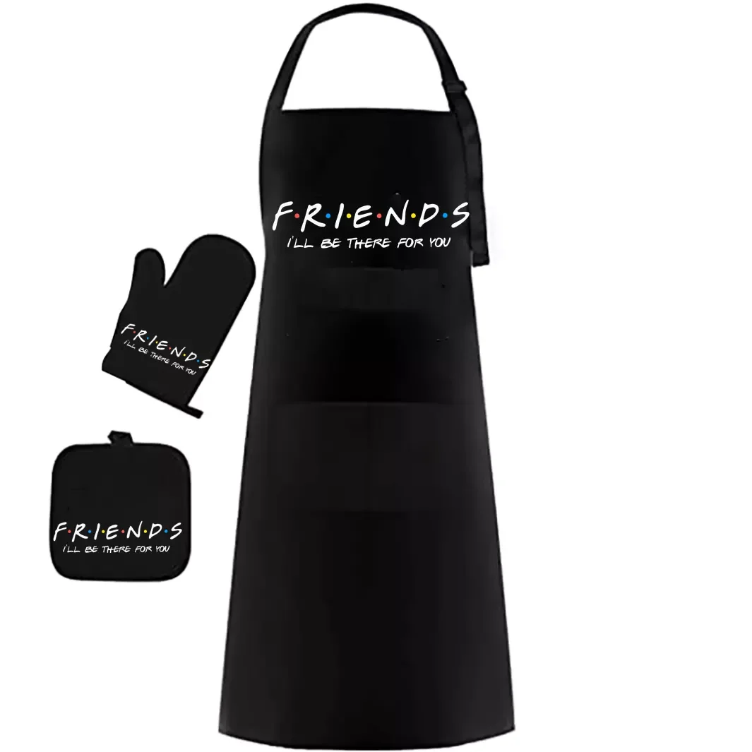 

I'll be there for you Kitchen apron mitt Pot Holder mom wife sisters Bestie Birthday Housewarming Christmas gift present