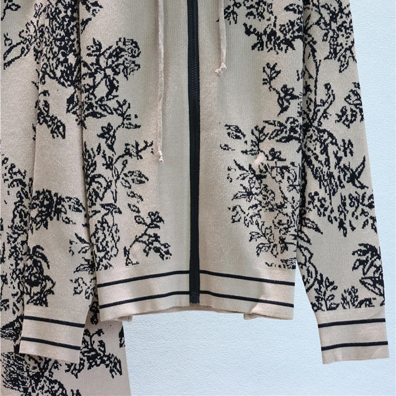 Женские вязаные костюмы с вышивкой мягкий свитер длинным рукавом и широкие брюки